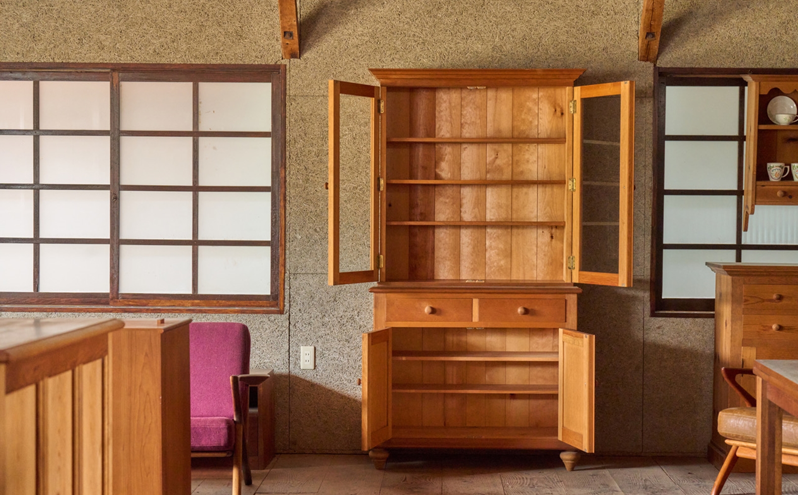 無垢家具カップボード