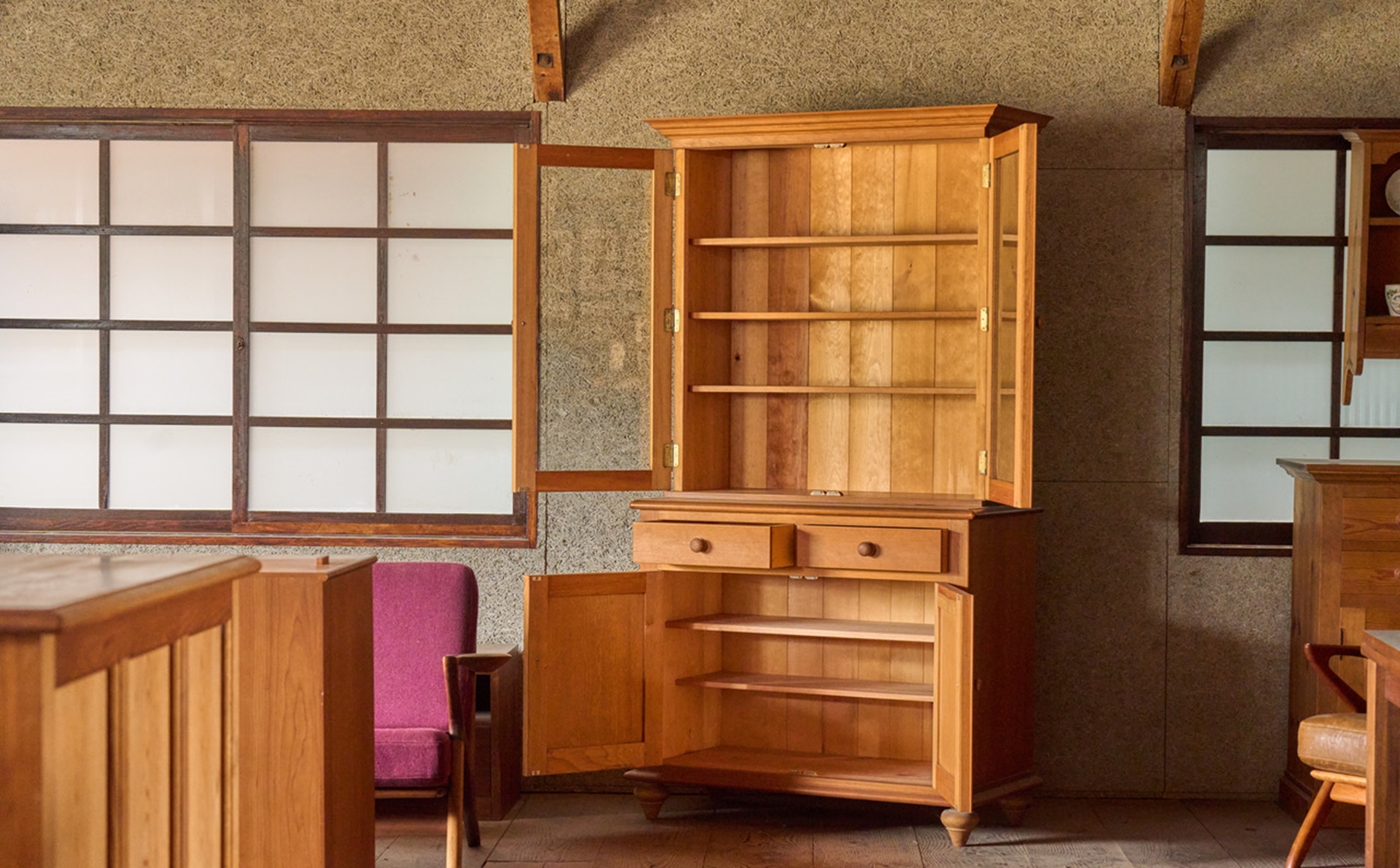 無垢家具カップボード